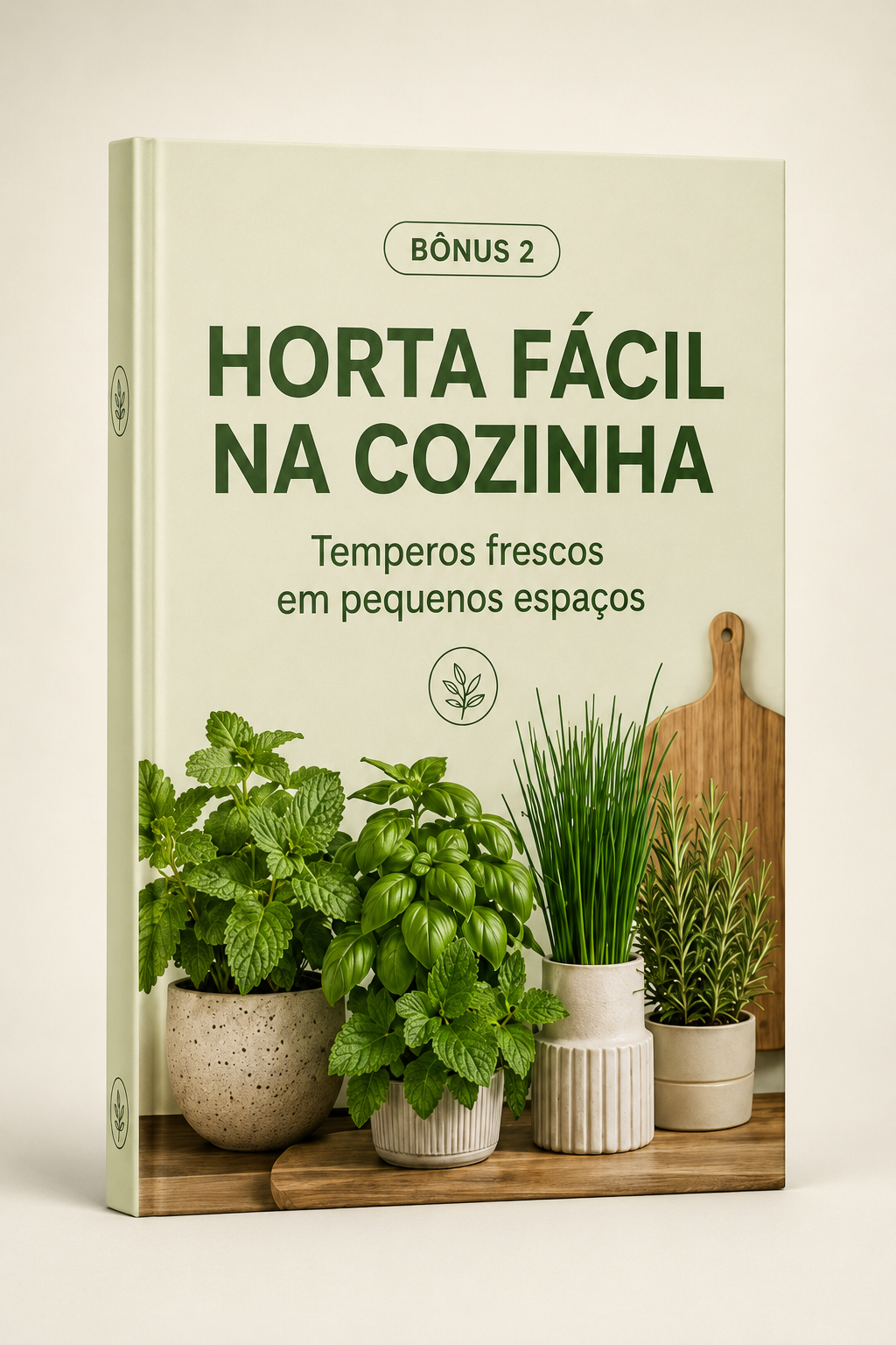 Capa do bônus 02: Horta Fácil na Cozinha