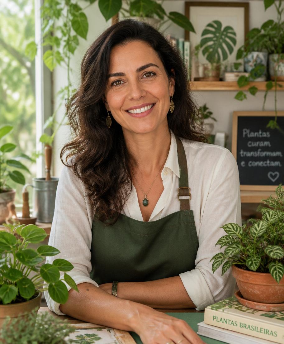 Especialista em plantas — autora do guia